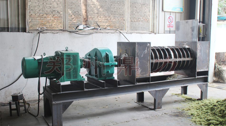 牧草脫水機螺旋擠壓脫水機設備圖片