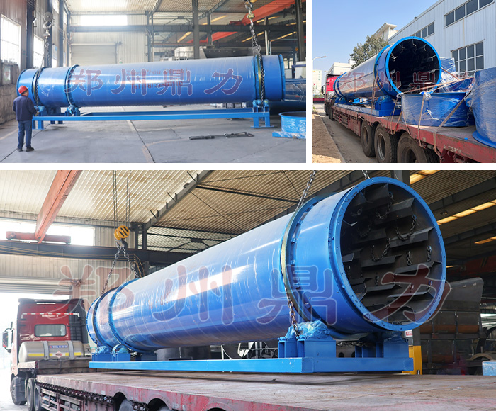 椰奶渣烘干機發貨