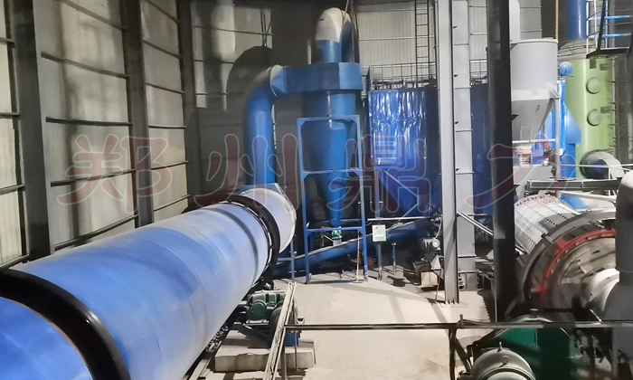 大型礦粉烘干機設備圖片浙江項目