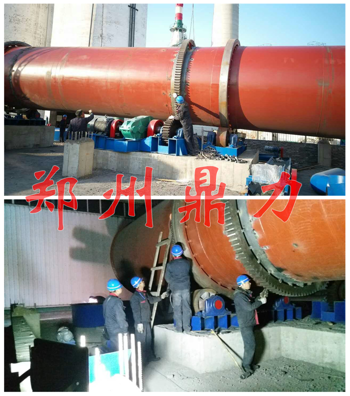 藥渣烘干機安裝