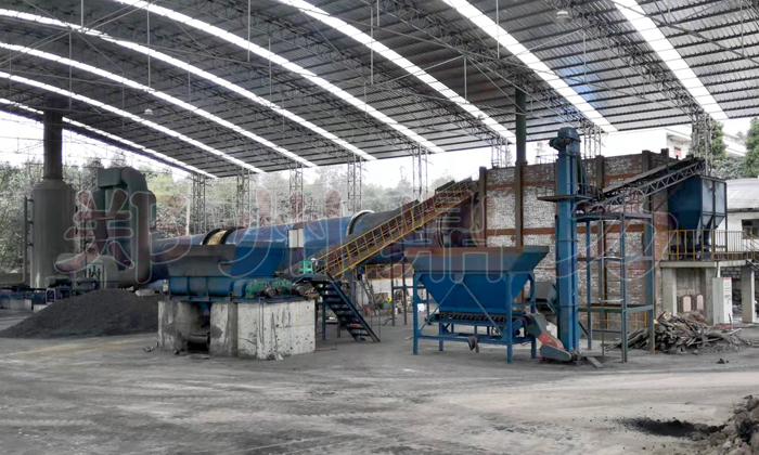 鼎力煤泥烘干機設備貴州項目現場圖片