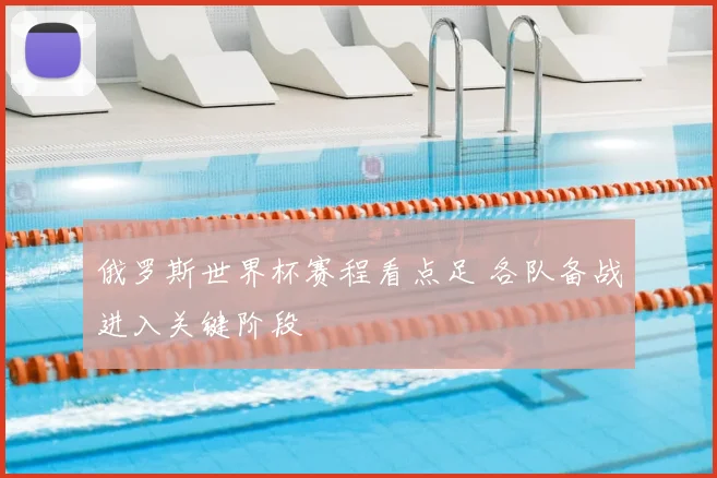 俄罗斯世界杯赛程看点足 各队备战进入关键阶段
